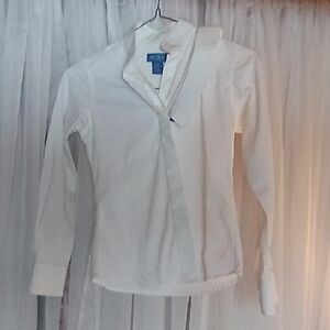 Kids White Button Down Shirt